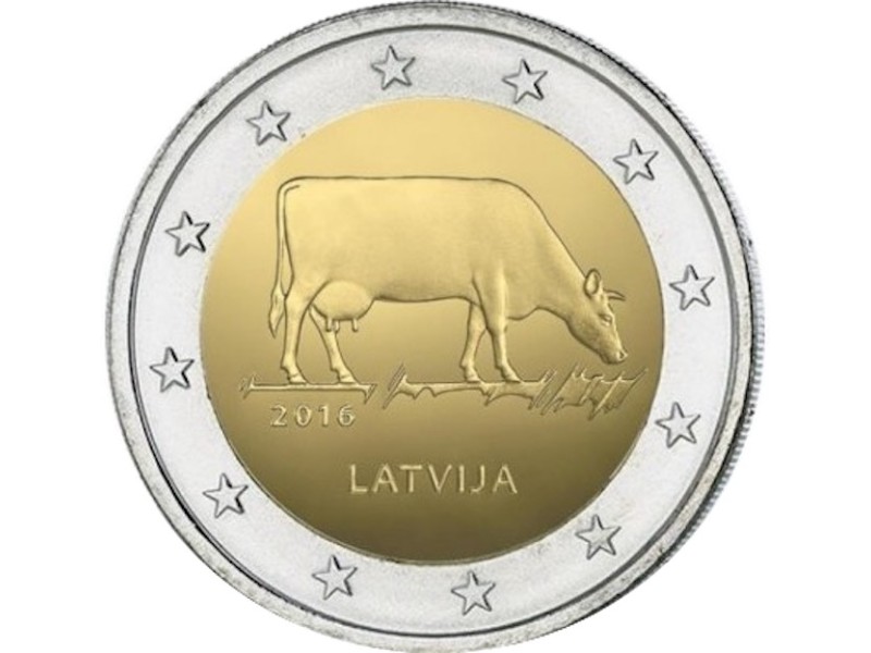 2 Euros LETTONIE 2016 - Agriculture