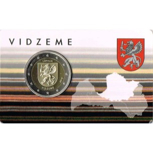 BU Coincard 2 Euros LETTONIE 2016 - Vidzeme