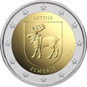 2 Euros LETTONIE 2018- Zemgale
