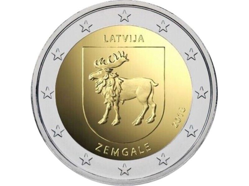 2 Euros LETTONIE 2018- Zemgale