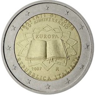 2 Euros ITALIE 2007- Traité de Rome
