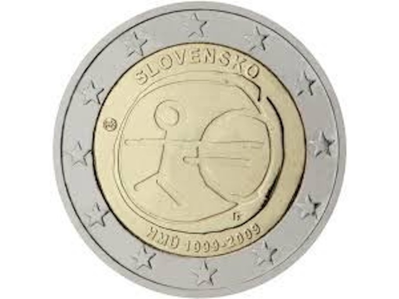 2 Euros SLOVAQUIE 2009, UEM