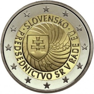 2 Euros SLOVAQUIE 2016, Présidence Slovaque