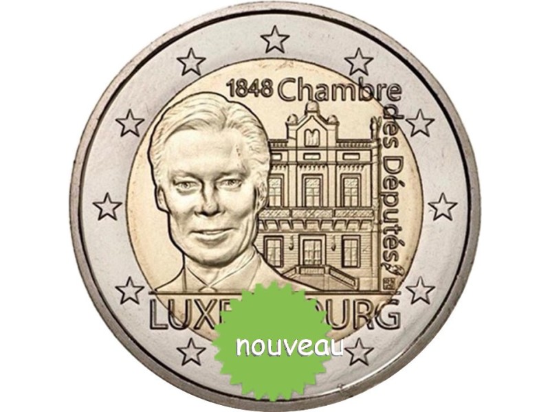 2 Euros LUXEMBOURG 2023, Chambre des députés