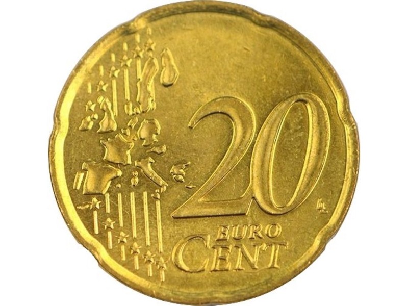 20 Centimes MONACO 2001, Chevalier Grimaldi