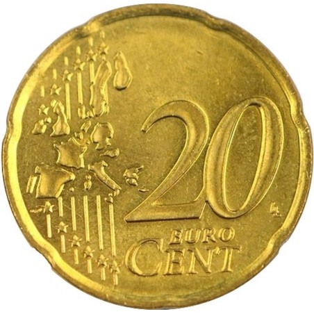 20 Centimes MONACO 2001, Chevalier Grimaldi