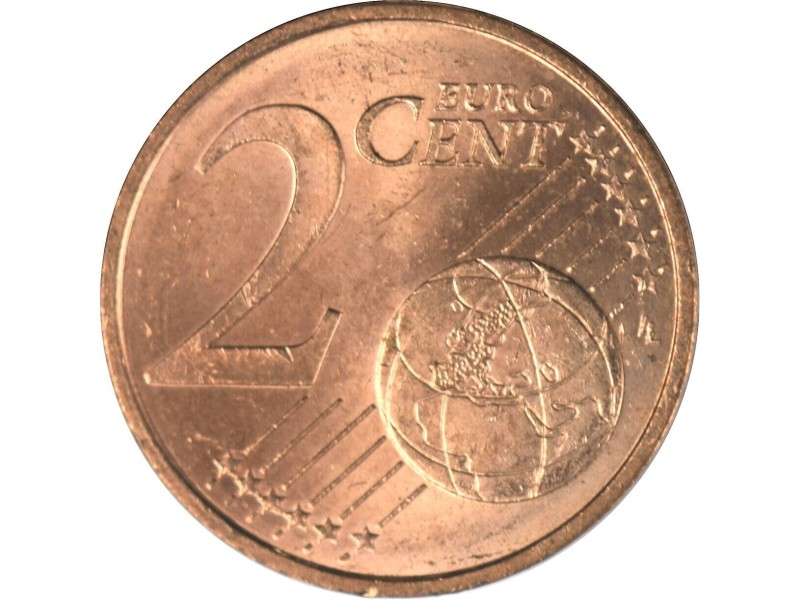 2 Centimes MONACO 2001, Armoiries