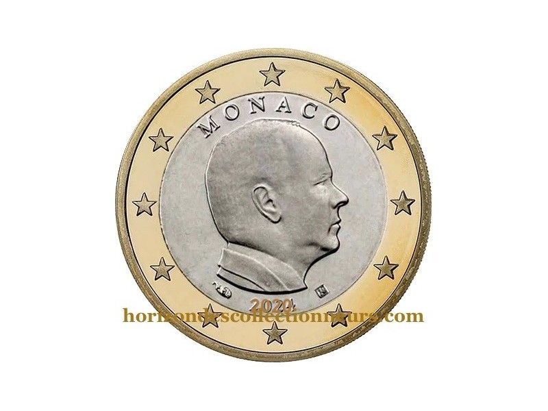 1 Euro MONACO 2020, Portrait du Prince Albert