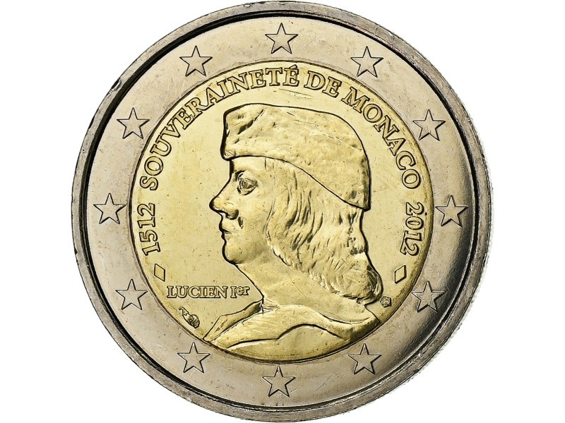 2 Euros MONACO 2012 Lucien 1er