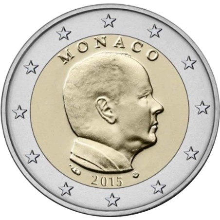 2 Euros MONACO 2015, Prince Albert II