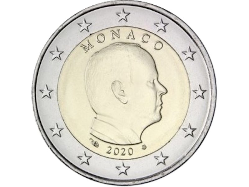 2 Euros MONACO 2020 Prince Albert II