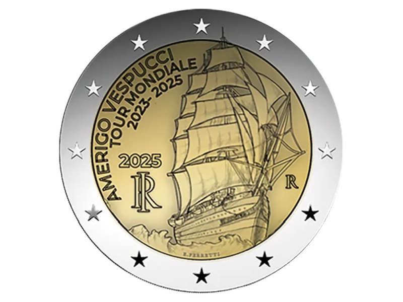 2 Euros ITALIE 2025 - AMERIGO VESPUCCI