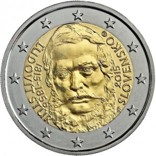 2 Euros com Slovaquie 2015- Ludovít Stúr