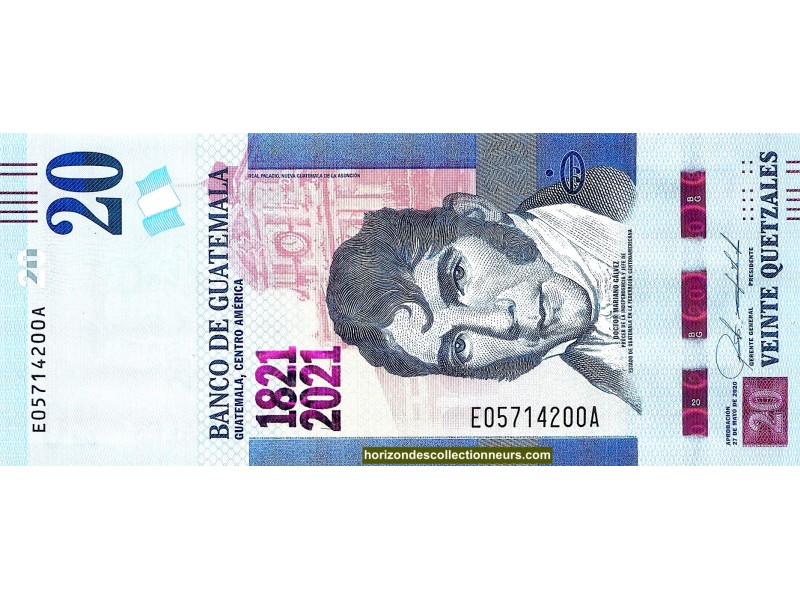 20 Quetzal Guatemala 2000 P127a