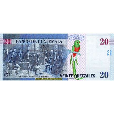 20 Quetzal GUATEMALA 2000 P.127a