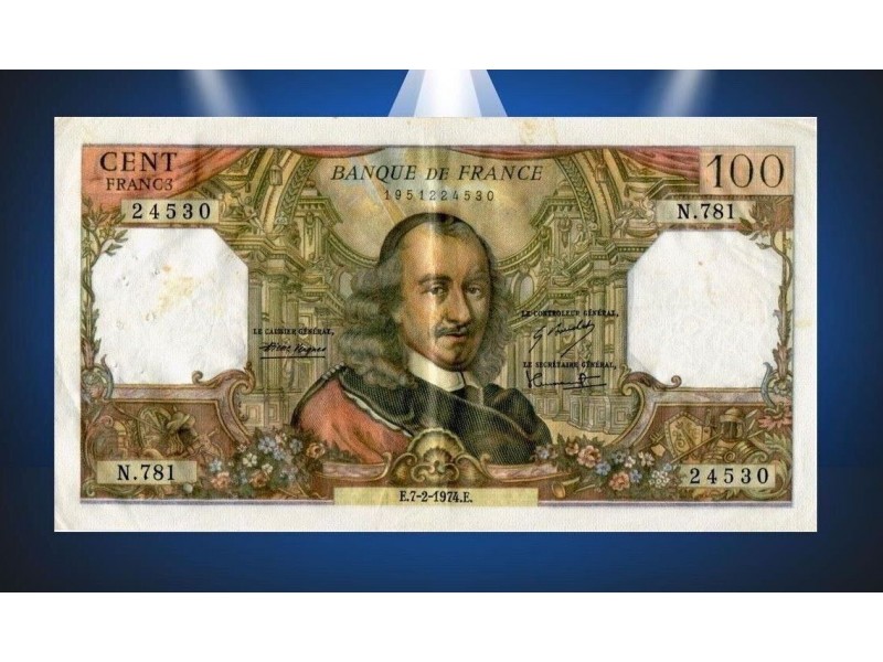 100 Francs CORNEILLE 1974 F.65.45
