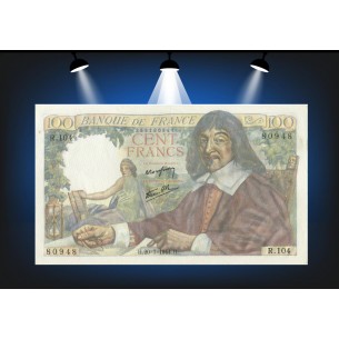 100 Francs DESCARTES 1944 F.27.06