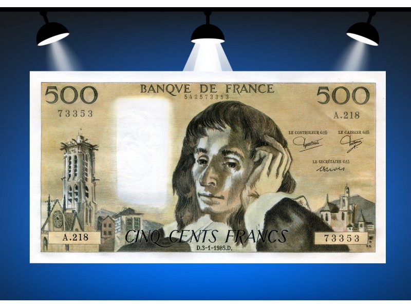 500 Francs PASCAL 1985 F.72.32