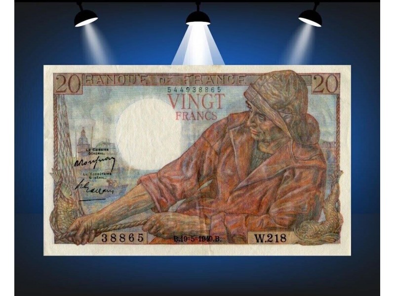 20 Francs Pêcheur 1949