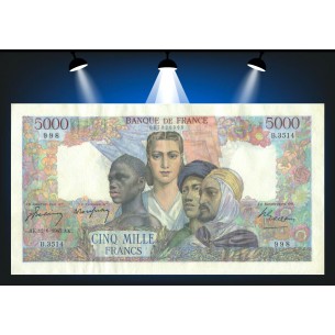 5000 Francs EMPIRE FRANÇAIS 1947 F.47.60