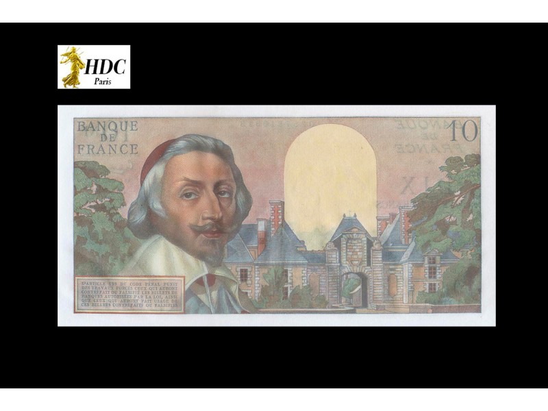 10 Nouveaux Francs RICHELIEU 1960