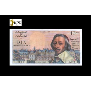 10 Nouveaux Francs RICHELIEU 1960