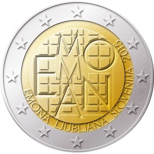 2 Euros com Slovénie 2015- Emona