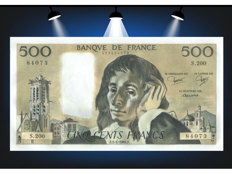 500 Francs PASCAL 1984