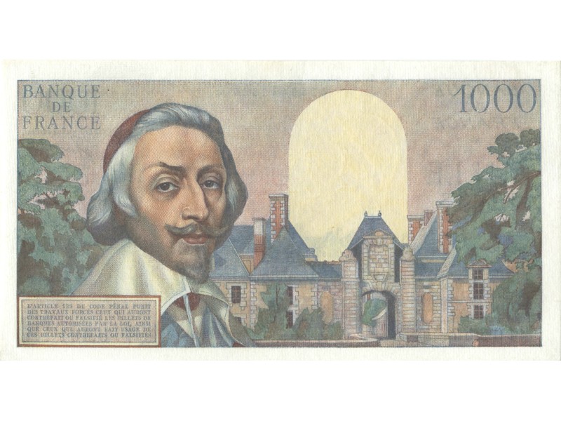 1000 Francs RICHELIEU 1954 F.42.09