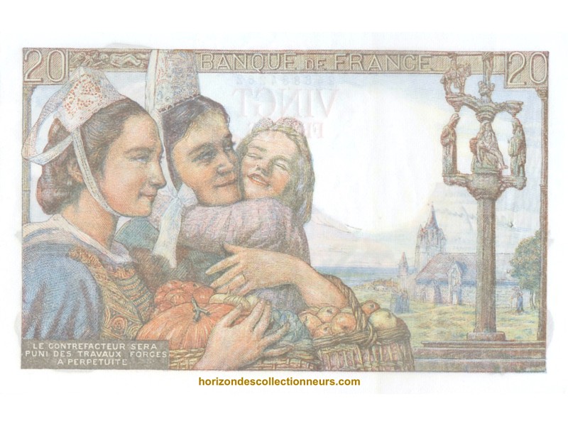 20 Francs PÊCHEUR 1943 F.13.07