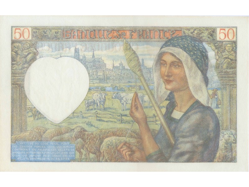 50 Francs JACQUES COEUR 1942