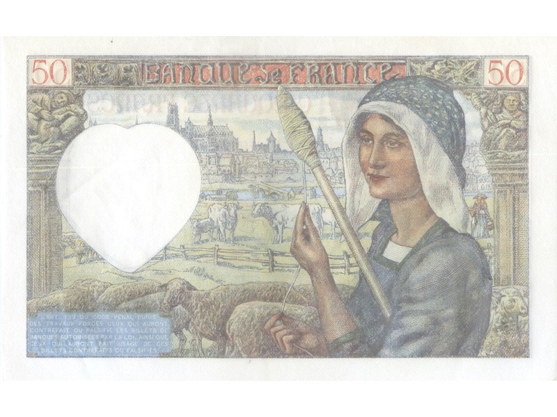 50 Francs JACQUES COEUR 1941