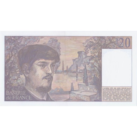 20 Francs DEBUSSY 1987 F.66.08