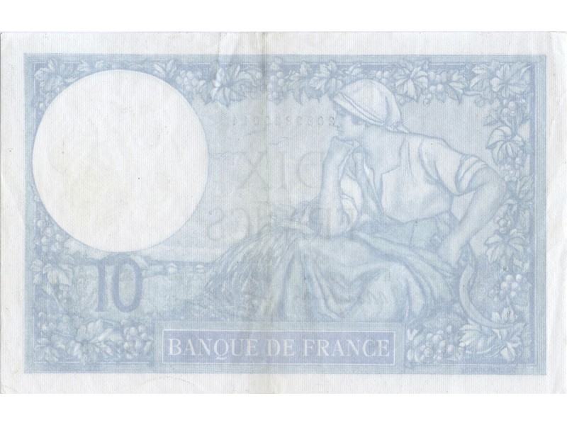 10 Francs MINERVE 1941