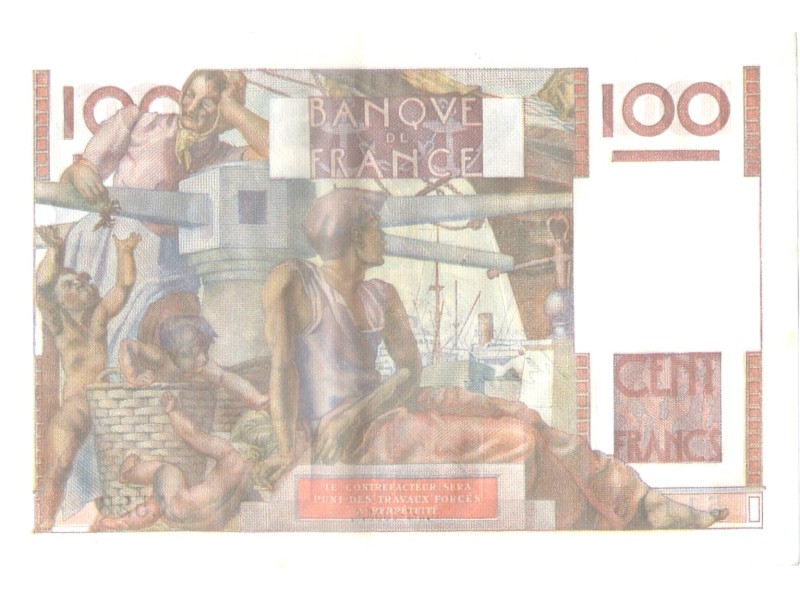 100 Francs Jeune Paysan 1952 F.28.32