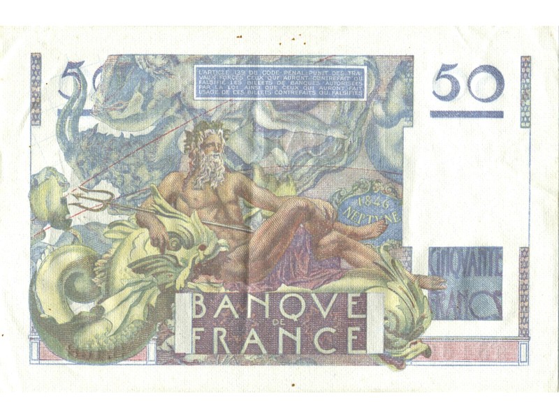 50 Francs LE VERRIER 1949 F.20.12