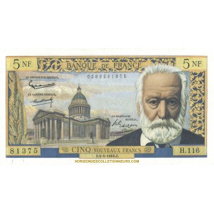 5 Nouveaux Francs VICTOR HUGO