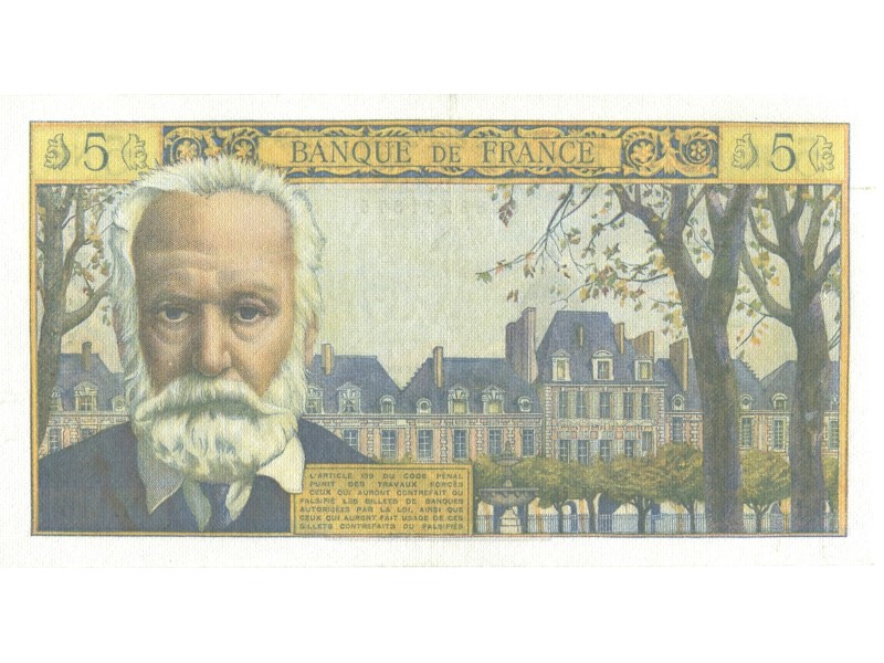 5 Nouveaux Francs VICTOR HUGO 1964 F.56.15