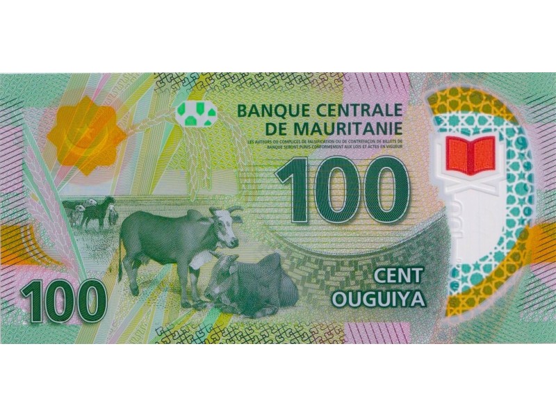 Mauritanie -Billet 100 OUGUIYA  2004 P-10a
