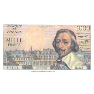 1000 Francs RICHELIEU 1957
