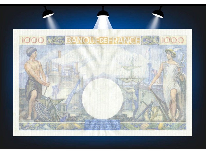 1000 Francs COMMERCE & INDUSTRIE 1940