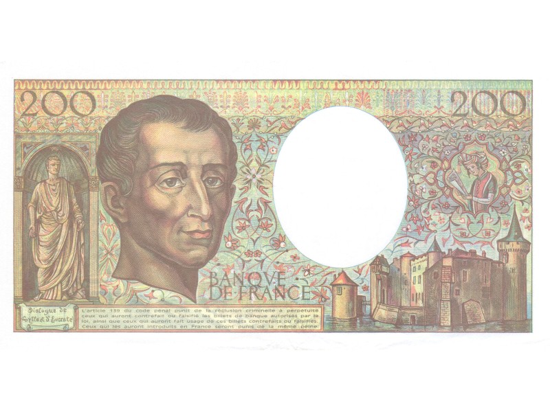 200 Francs MONTESQUIEU 1992