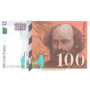 100 Francs CEZANNE 1998