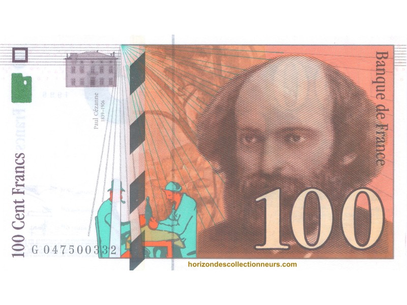 100 Francs CEZANNE 1998