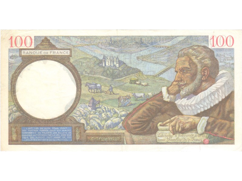 100 Francs SULLY 1942