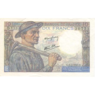 10 Francs MINEUR 1947