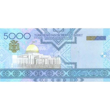 5000 Manat TURKMÉNISTAN 2005 P.21