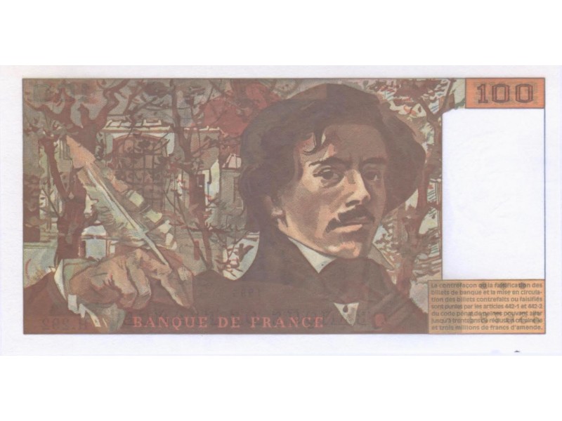 100 Francs DELACROIX 1979