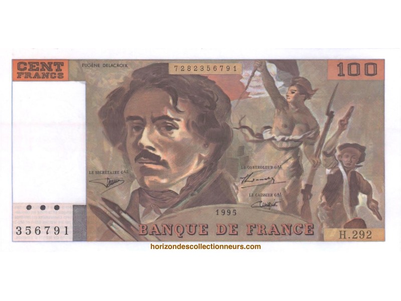 100 Francs DELACROIX 1979