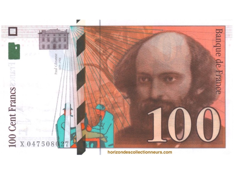 100 Francs PAUL CÉZANNE 1998